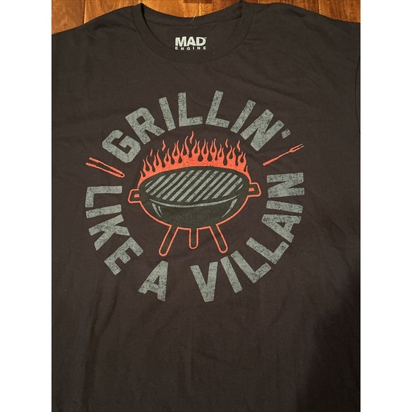 Humor Men's T-shirt XL Short Sleeve Graphic Grilling Cooking BBQ NEW w/Tags - Picture 2 of 10